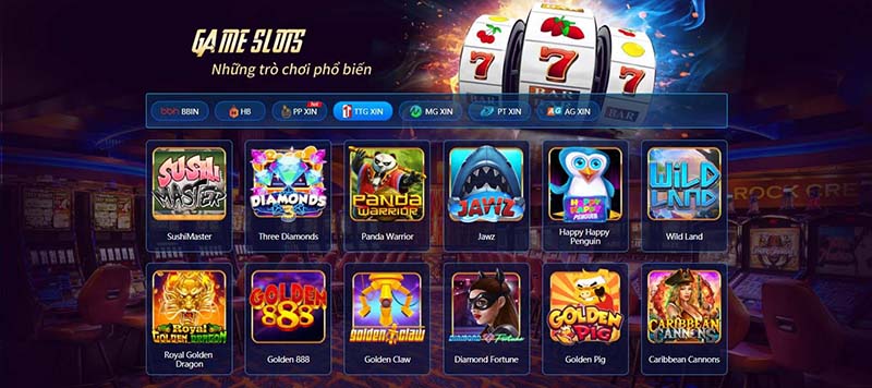 Slots game đa dạng phong cách